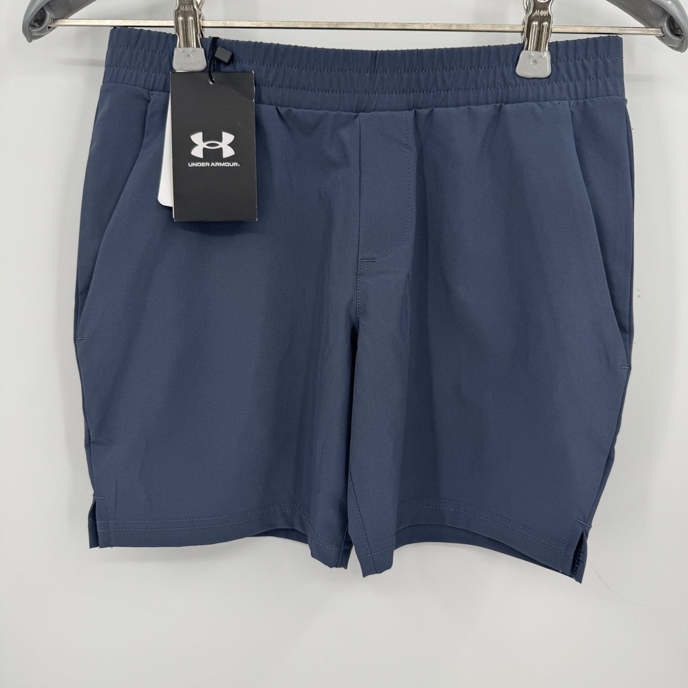 Under Armour Boys Drive Pull-On Golf Shorts Gray 1389580 Size S 5.5 Inseam